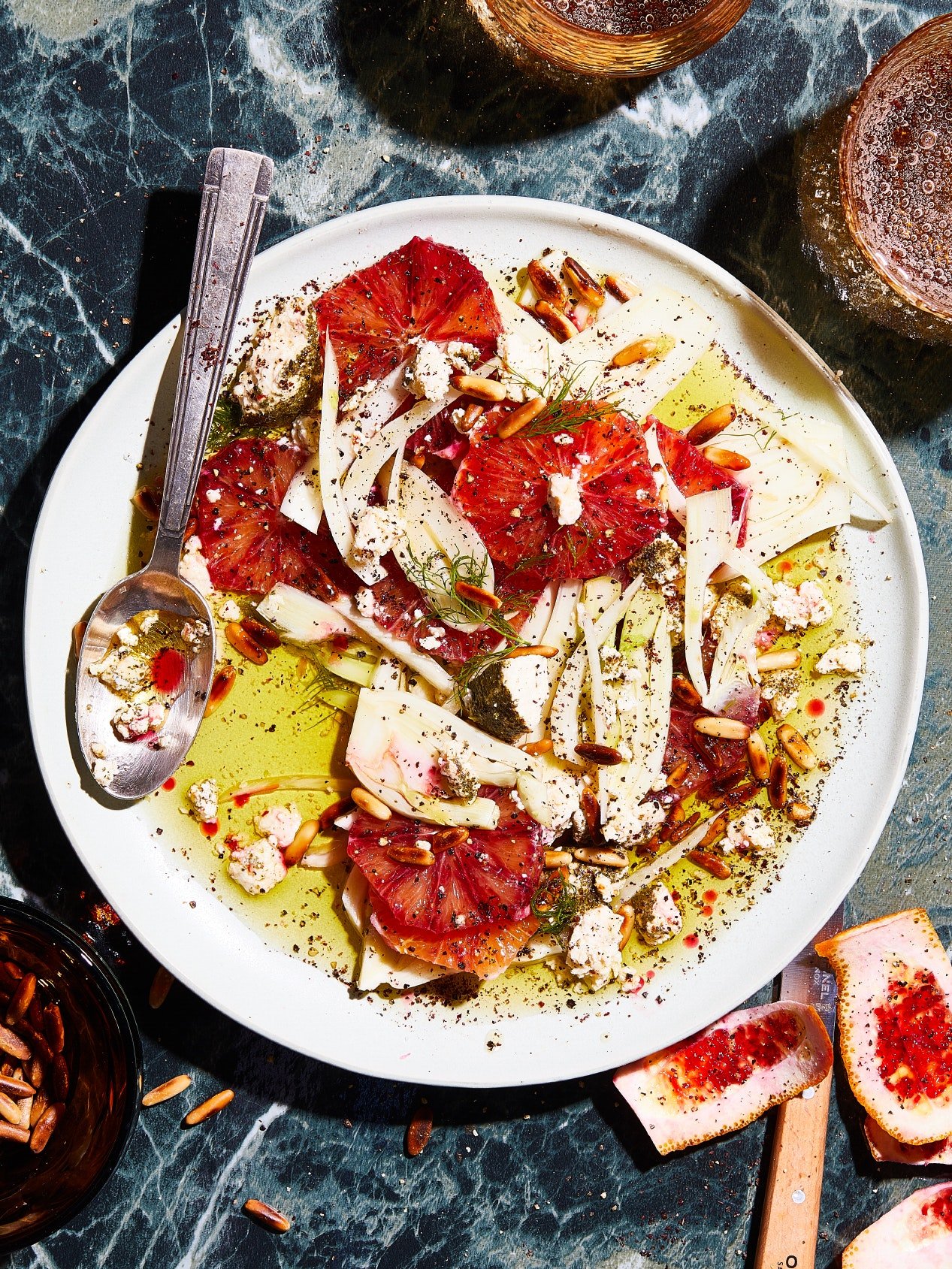 CITRUS FENNEL AND CHEESE SALAD