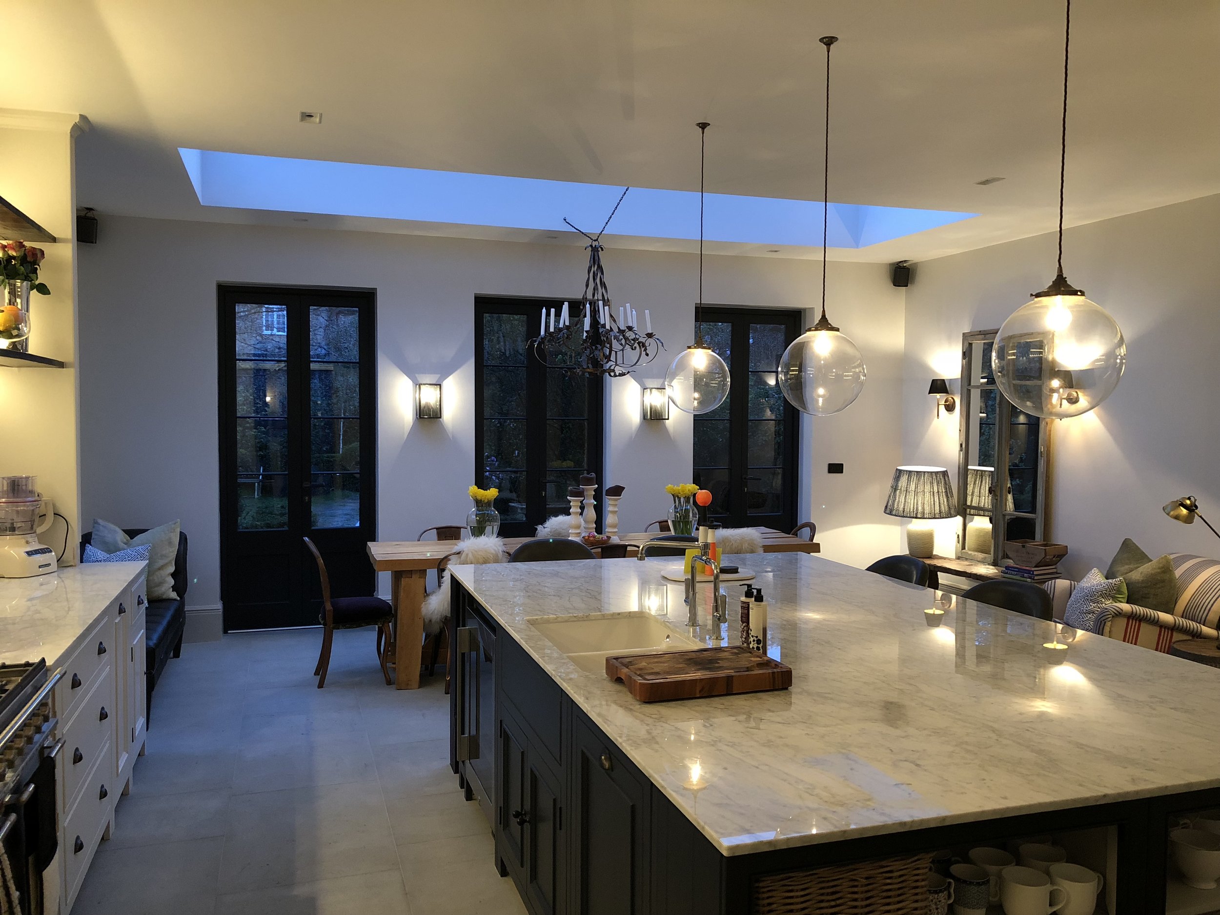 Kitchen extension interior