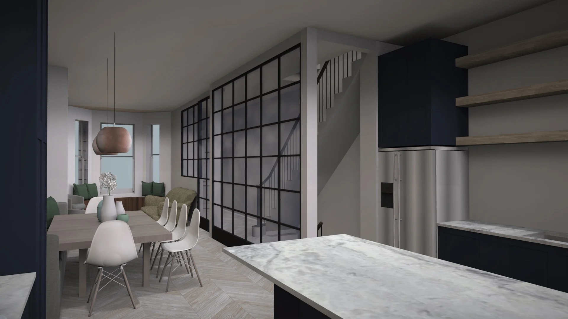 Proposed Ground floor Kitchen Living room