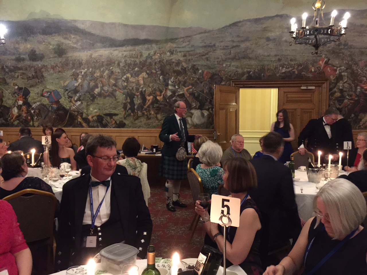 Gala Dinner held in the Bannockburn Suite