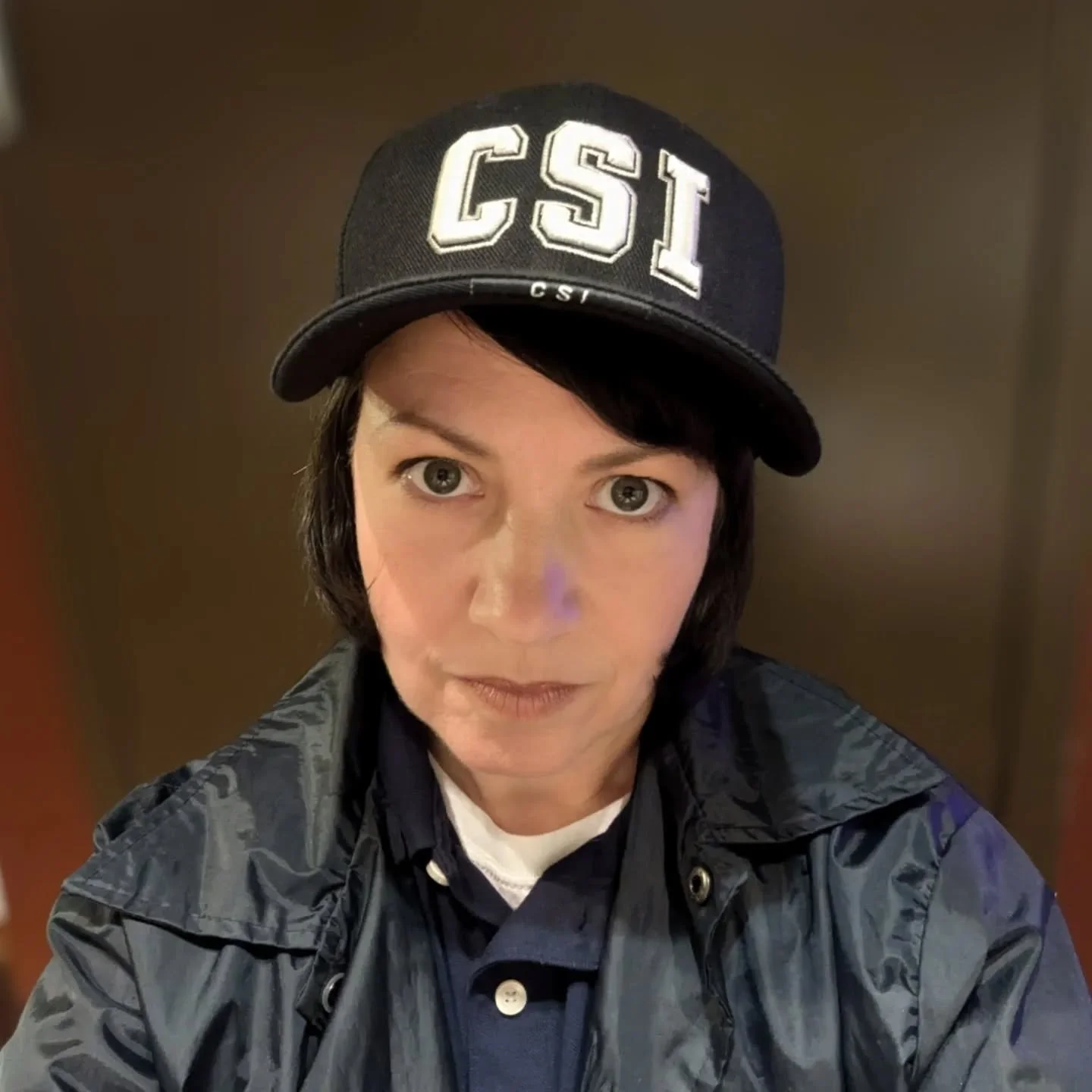 June 2024
In the acting world, things can change. I was booked as a CSI tech, and patiently waited to be filmed, but the scene got cut and they sent me home. Luckily I was brought in on a separate day to work as a police officer.  And while the overn