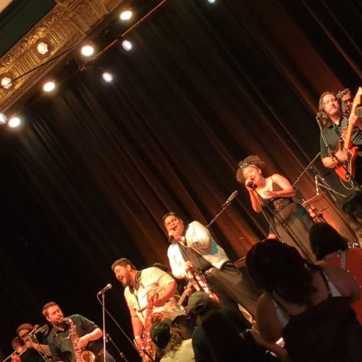 June 2024

East LA retro music with flawless vocals reaching the angels themselves! Yes please. We went  back to Cincy to the  @woodwardtheater  for The Sinseerly Yours Tour featuring @thealtons and @theesinseers . Best part.. meeting up with the new