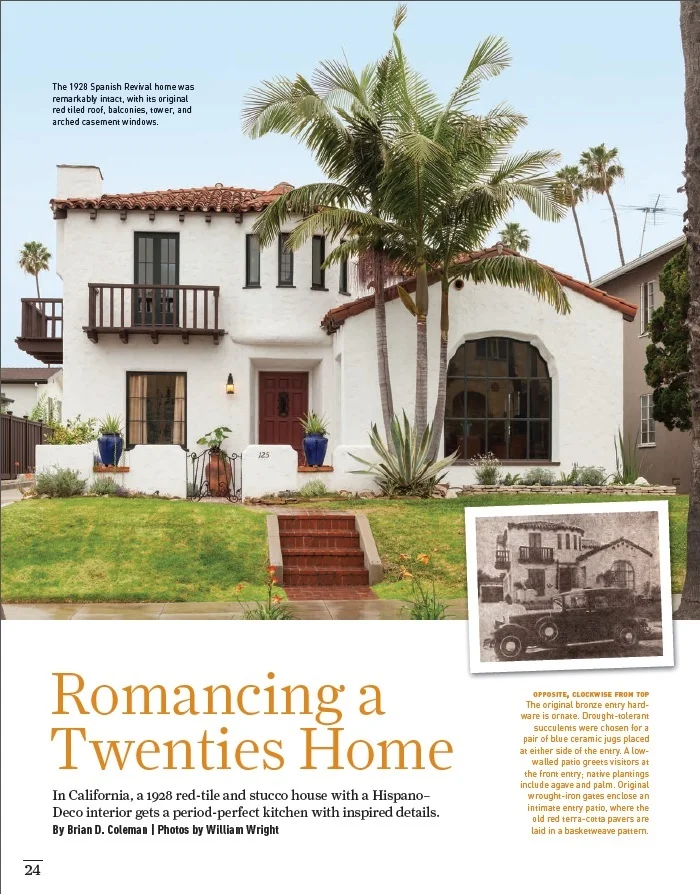 Image courtesy of Old House Journal read the whole article featuring Long Beach designer Marky Morel and Kaplan Construction here .