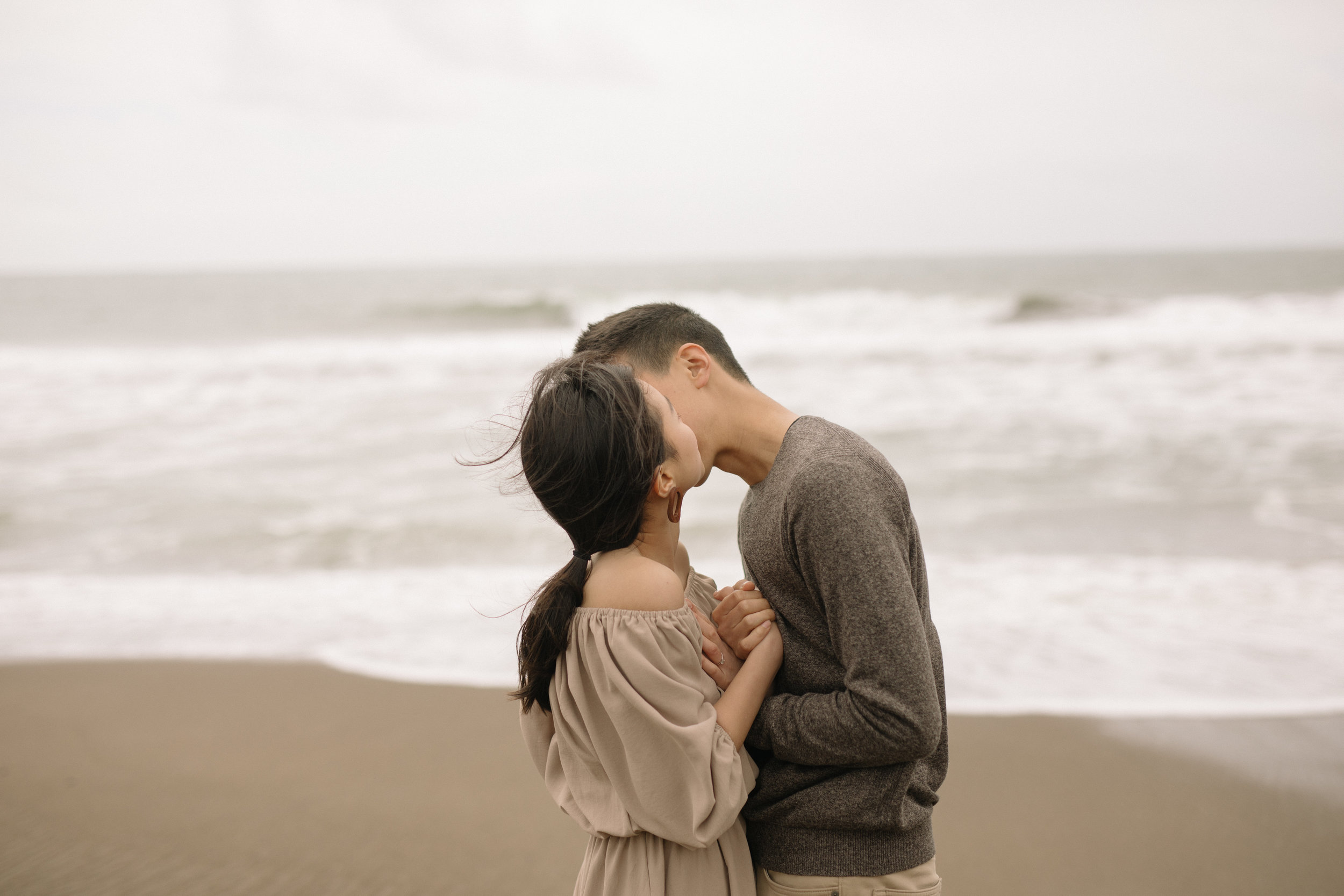 Marin Headlands Engagement Session at Rodeo Beach