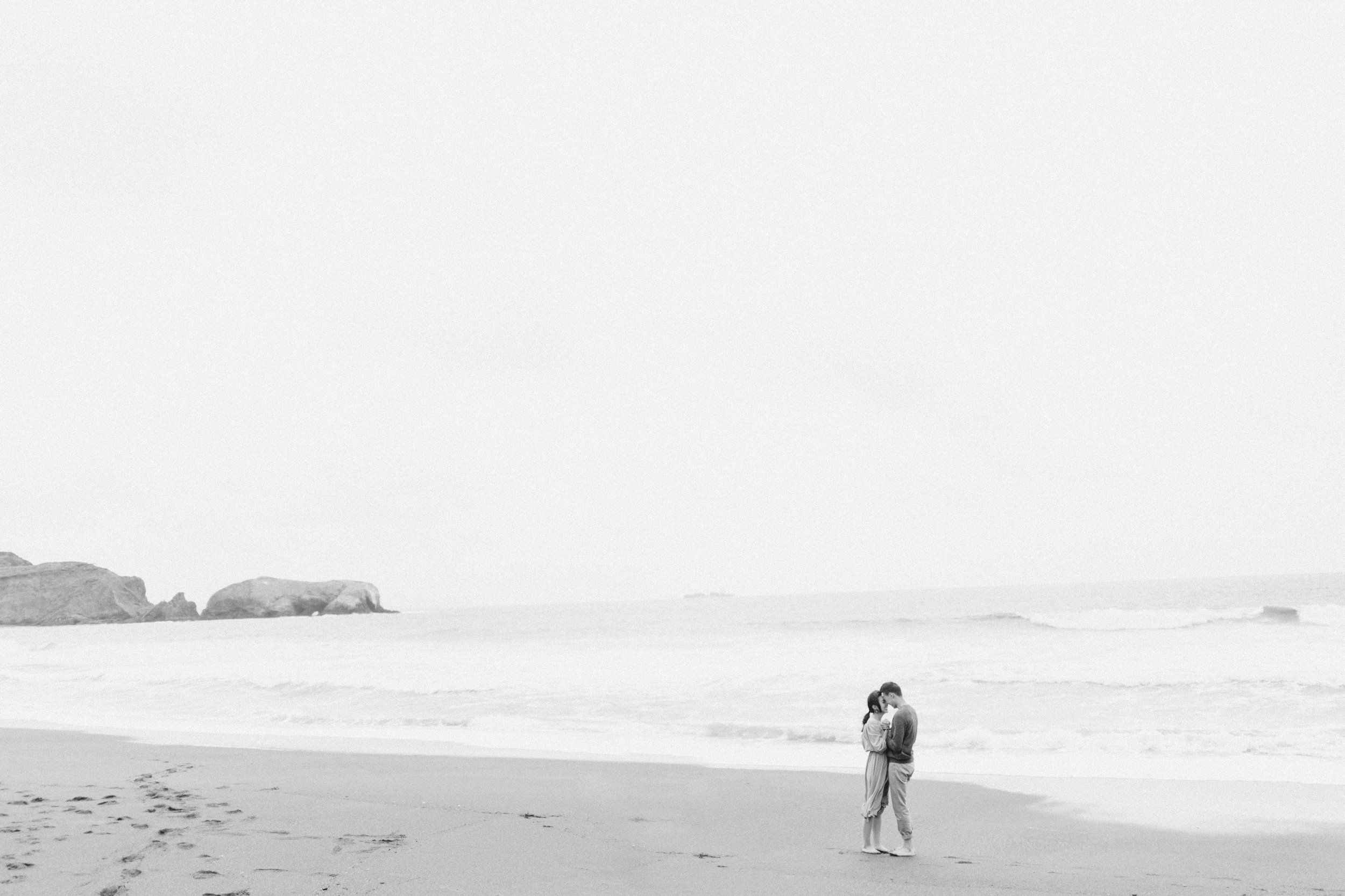 Marin Headlands Engagement Session at Rodeo Beach