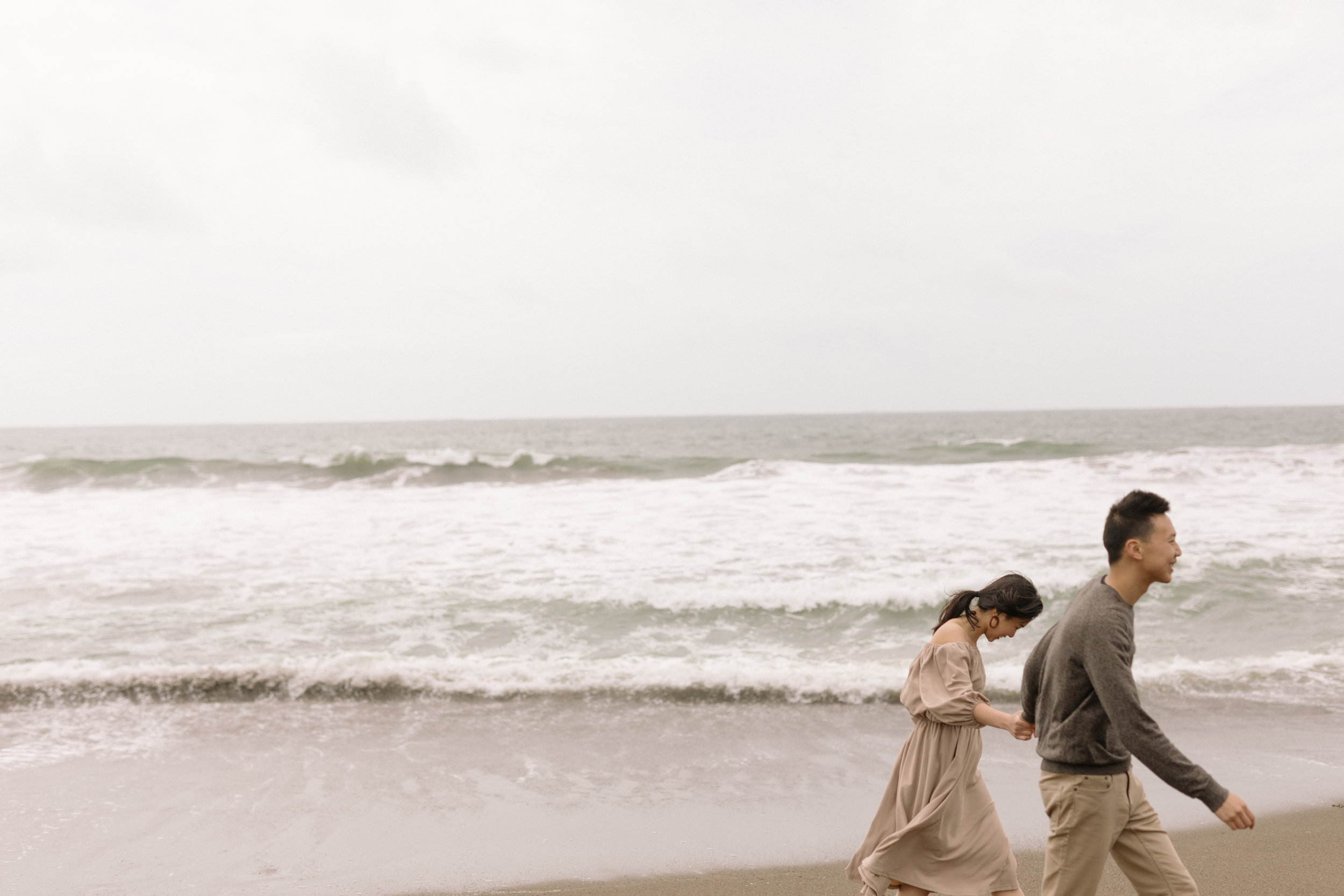 Marin Headlands Engagement Session at Rodeo Beach