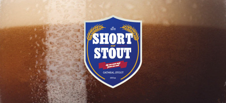  Stout and porter beer logo concept 