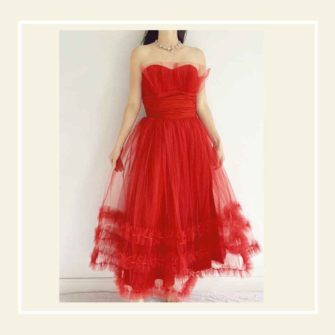 1950’s Red Tulle Dress