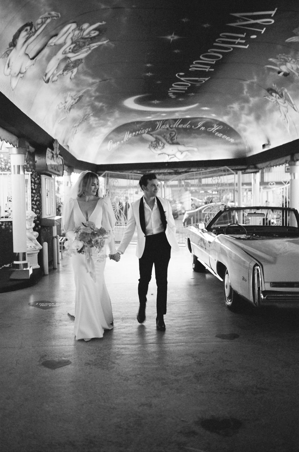 vintage las vegas elopement on 35mm film little white chapel 50.jpg