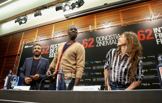 Olivier Nakache, Charlotte Gainsbourg, Omar Sy / SAMBA / Photo: Iñaki Pardo