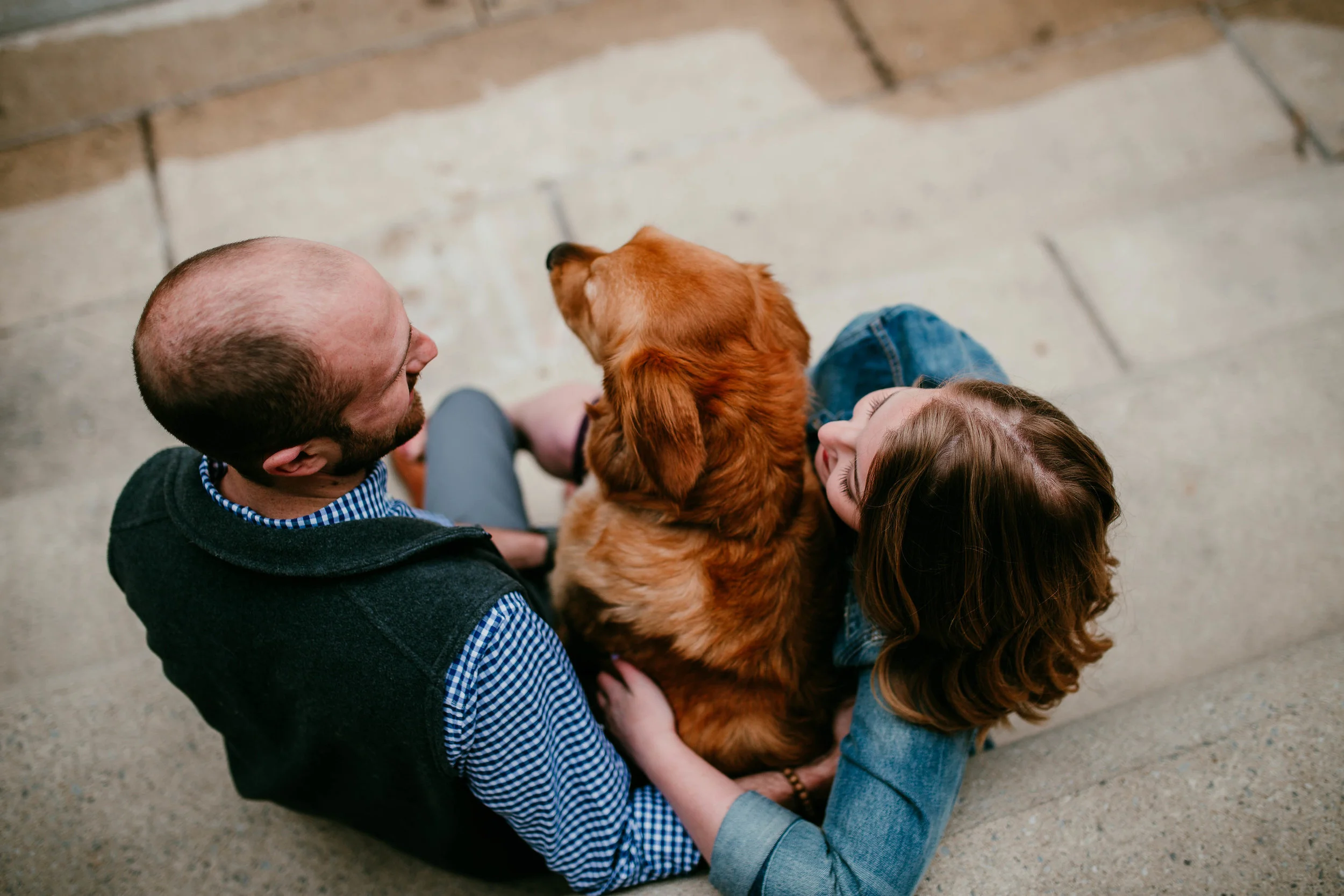 Alex & John: Downtown KC Engagement Session | Hannahill Photography | Kansas City, Mo | rooftop library session urban brick walls | engaged | couples portraits | wedding photographer | lifestyle photographer | documentary love story photographer