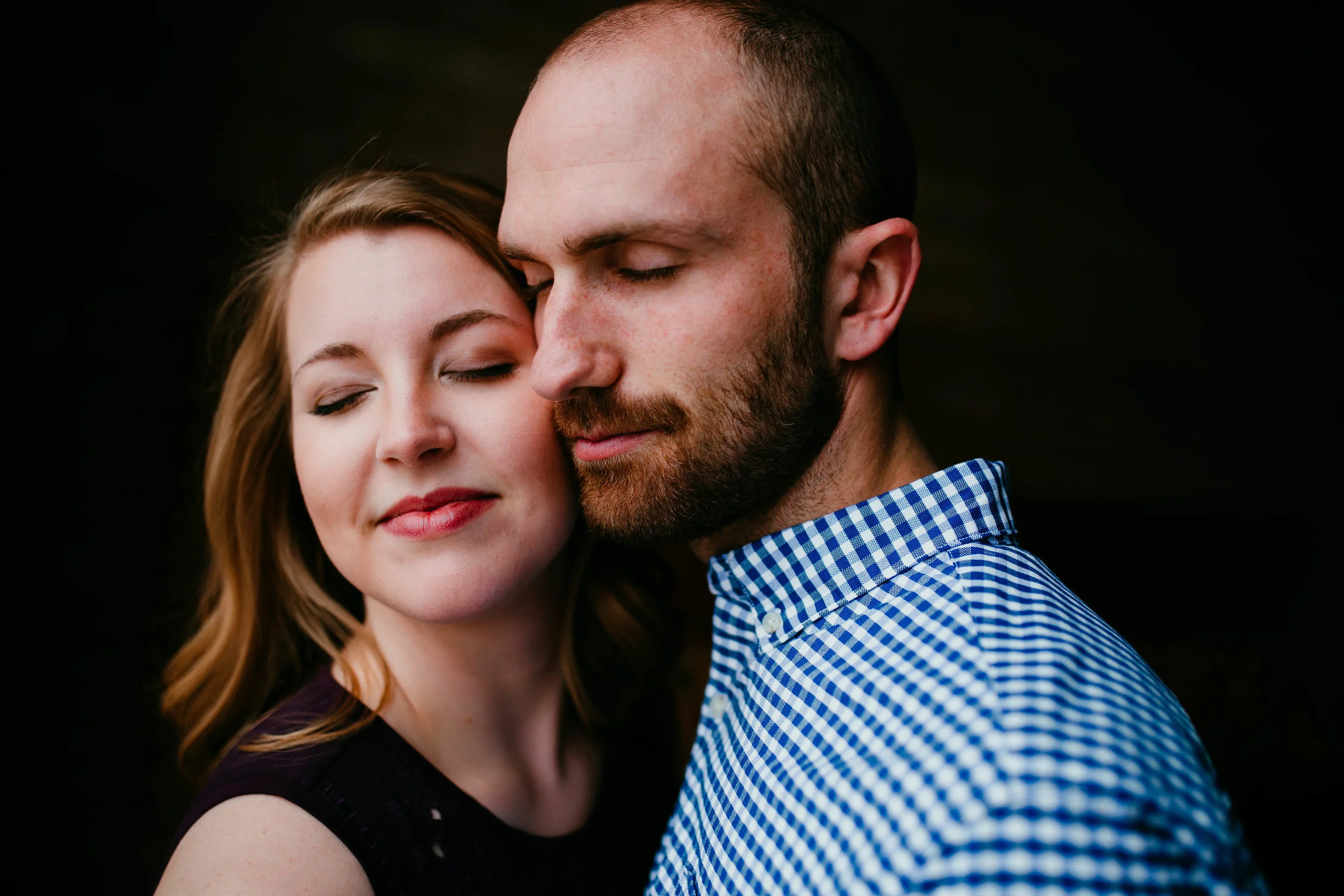 Alex & John: Downtown KC Engagement Session | Hannahill Photography | Kansas City, Mo | rooftop library session urban brick walls | engaged | couples portraits | wedding photographer | lifestyle photographer | documentary love story photographer