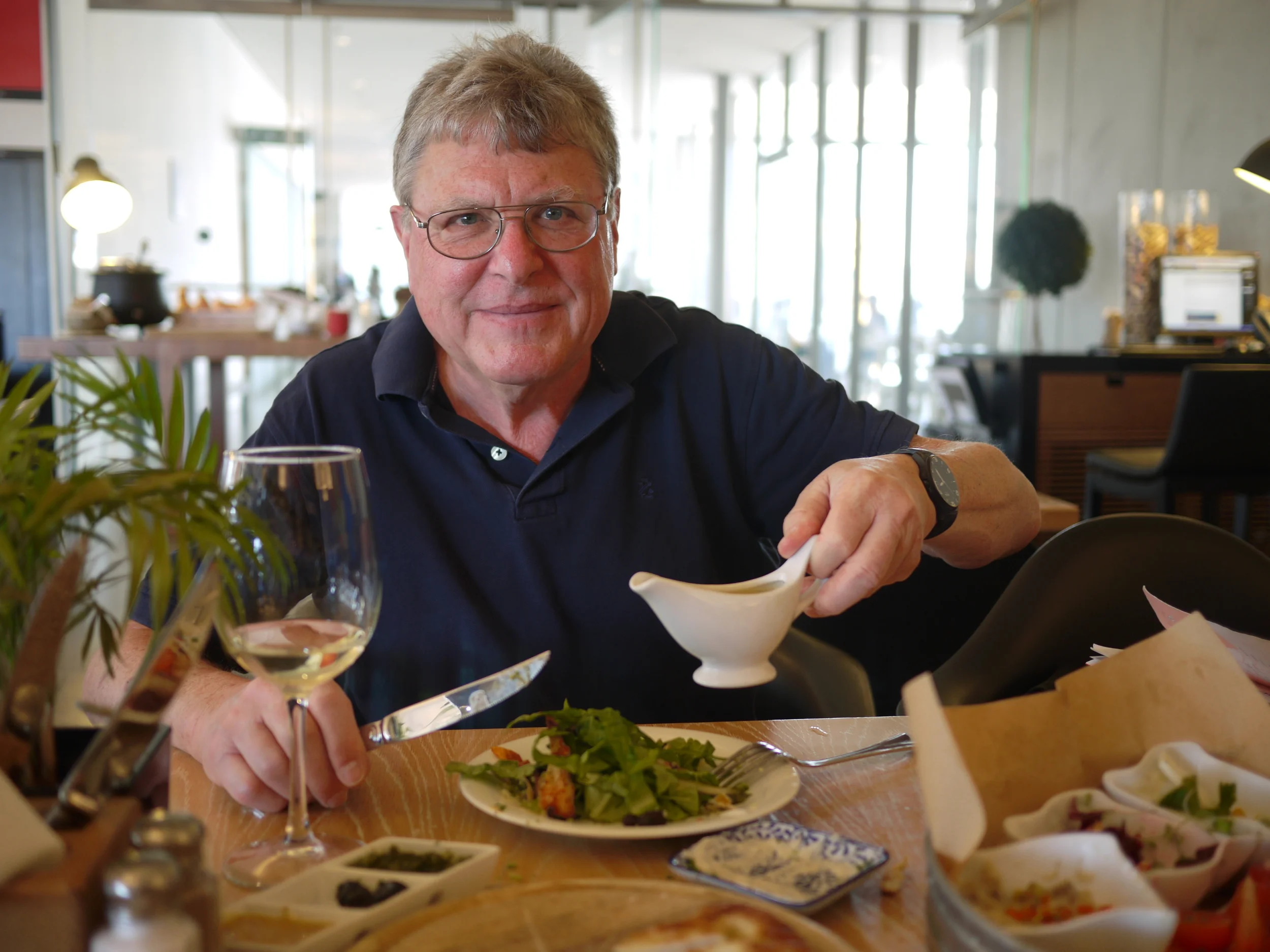 Dinner at Ffiona's in Kensington, London