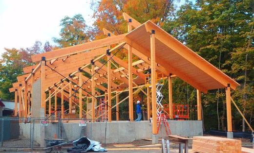 Outdoor Kiln Facility at Alfred University.