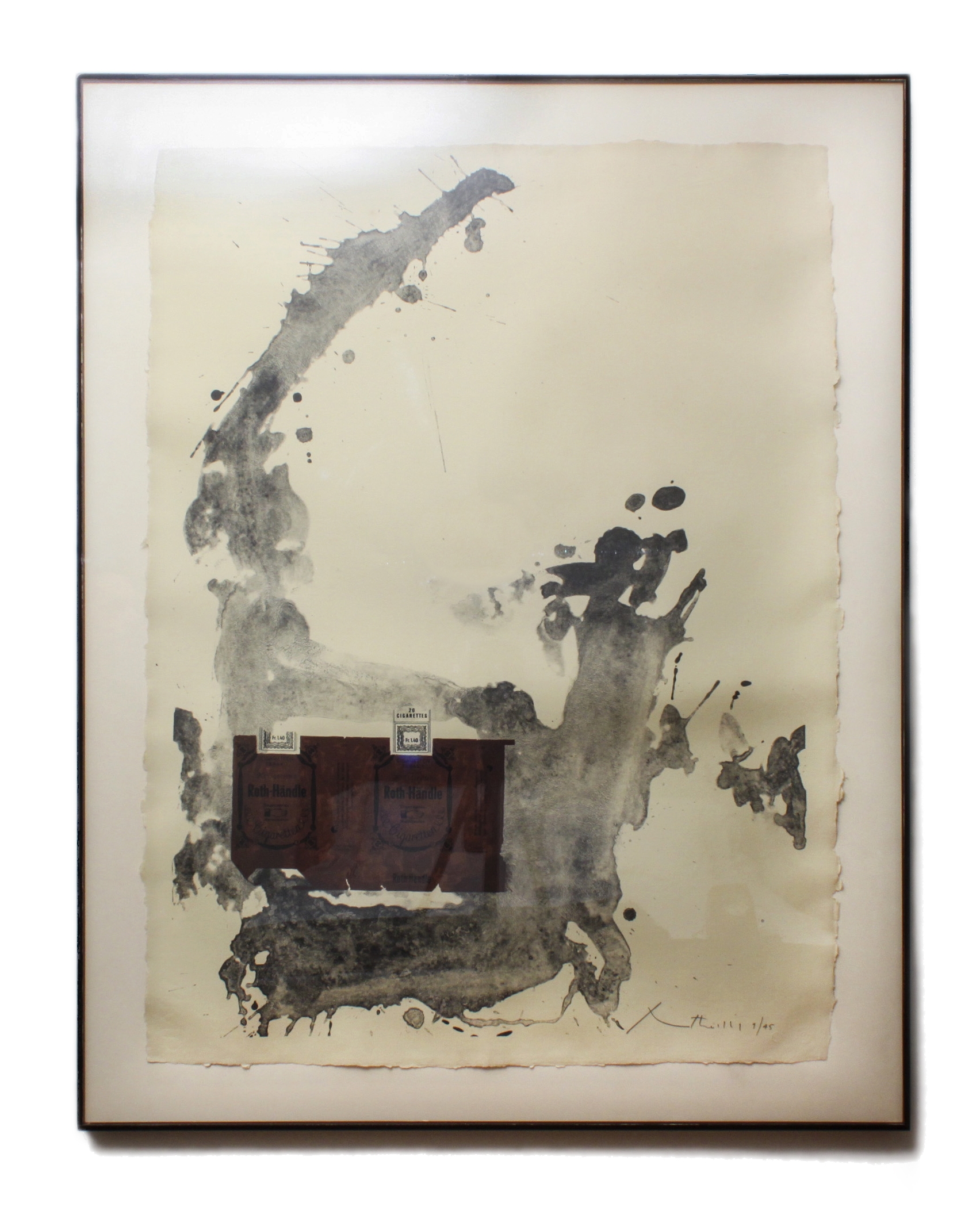 "Tobacco Roth Handle", Framed