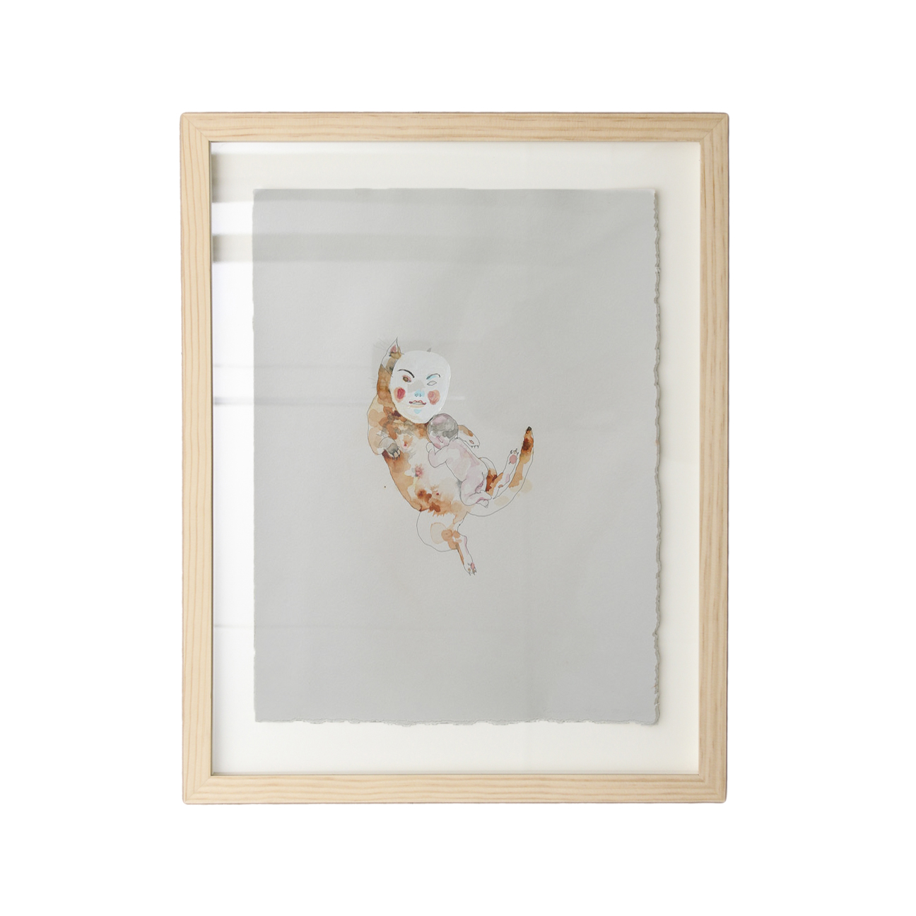 "Calico Milk" framed