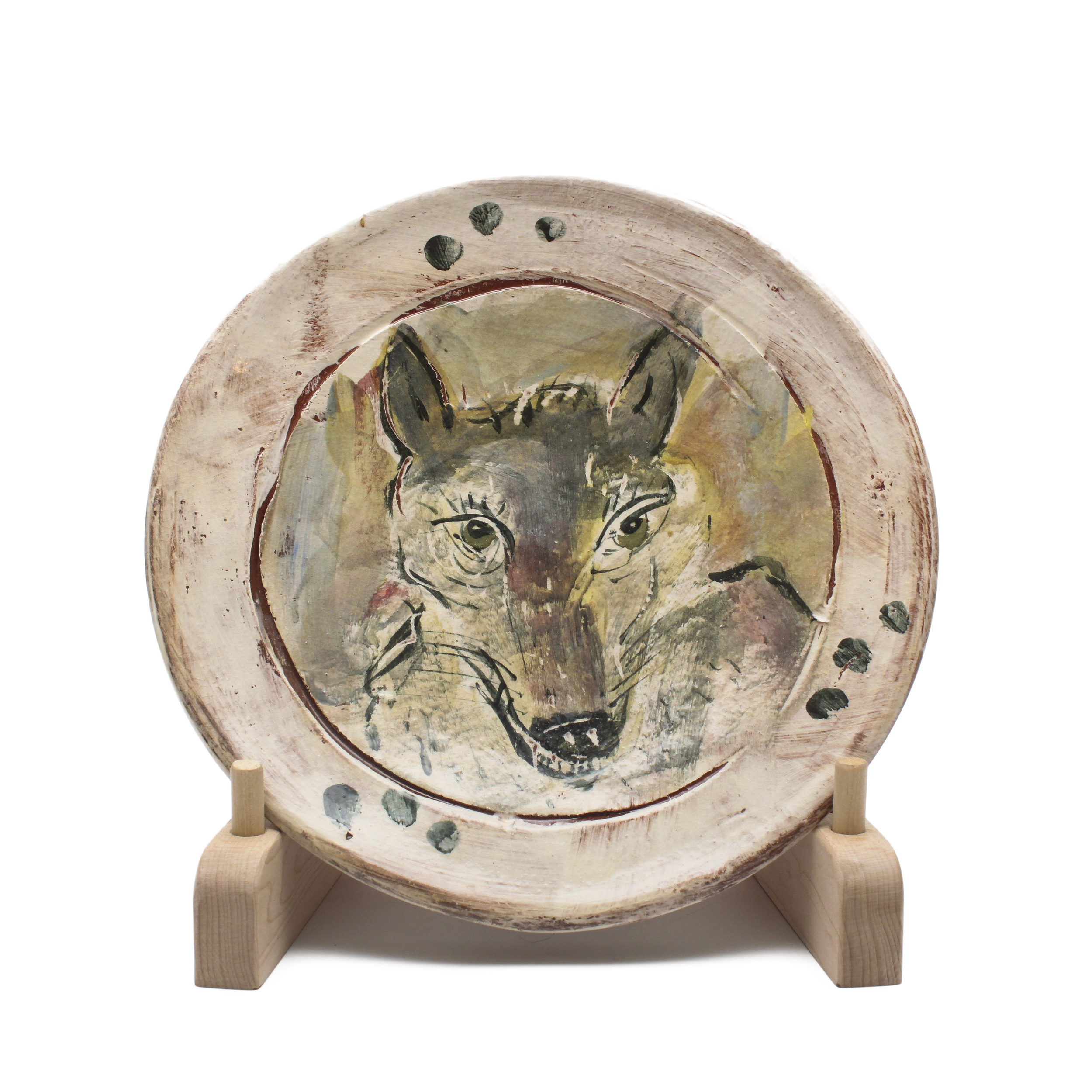 Small Wolf Plate