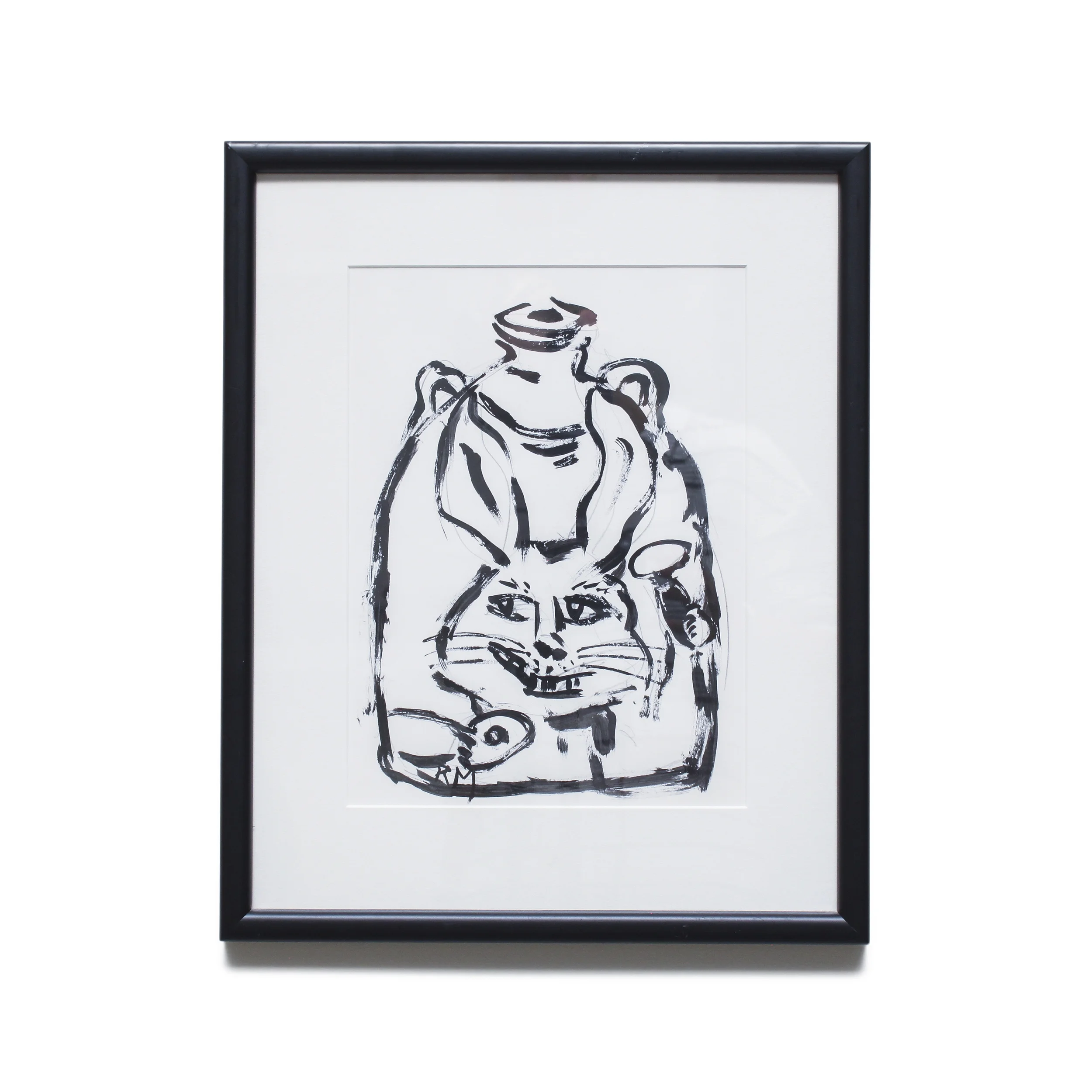 Rabbit Jug Drawing 1