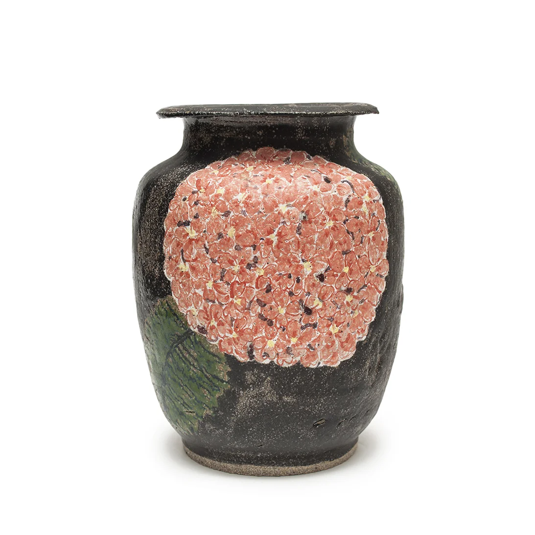 Black Floral Vase