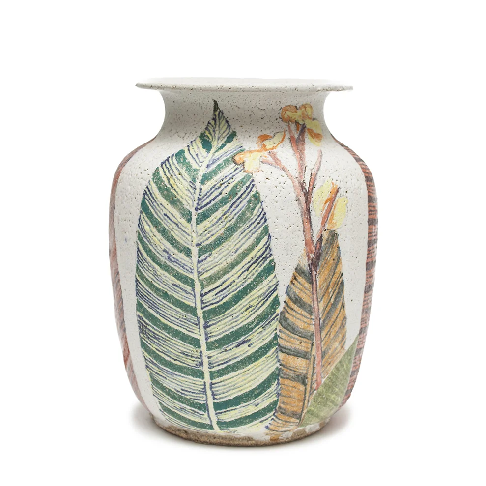 White Floral Vase