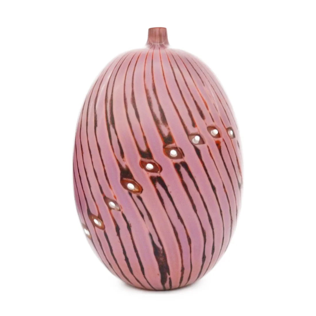 Ruby Vase with Powder / ''Vaso Rubino con Polvere Catena''