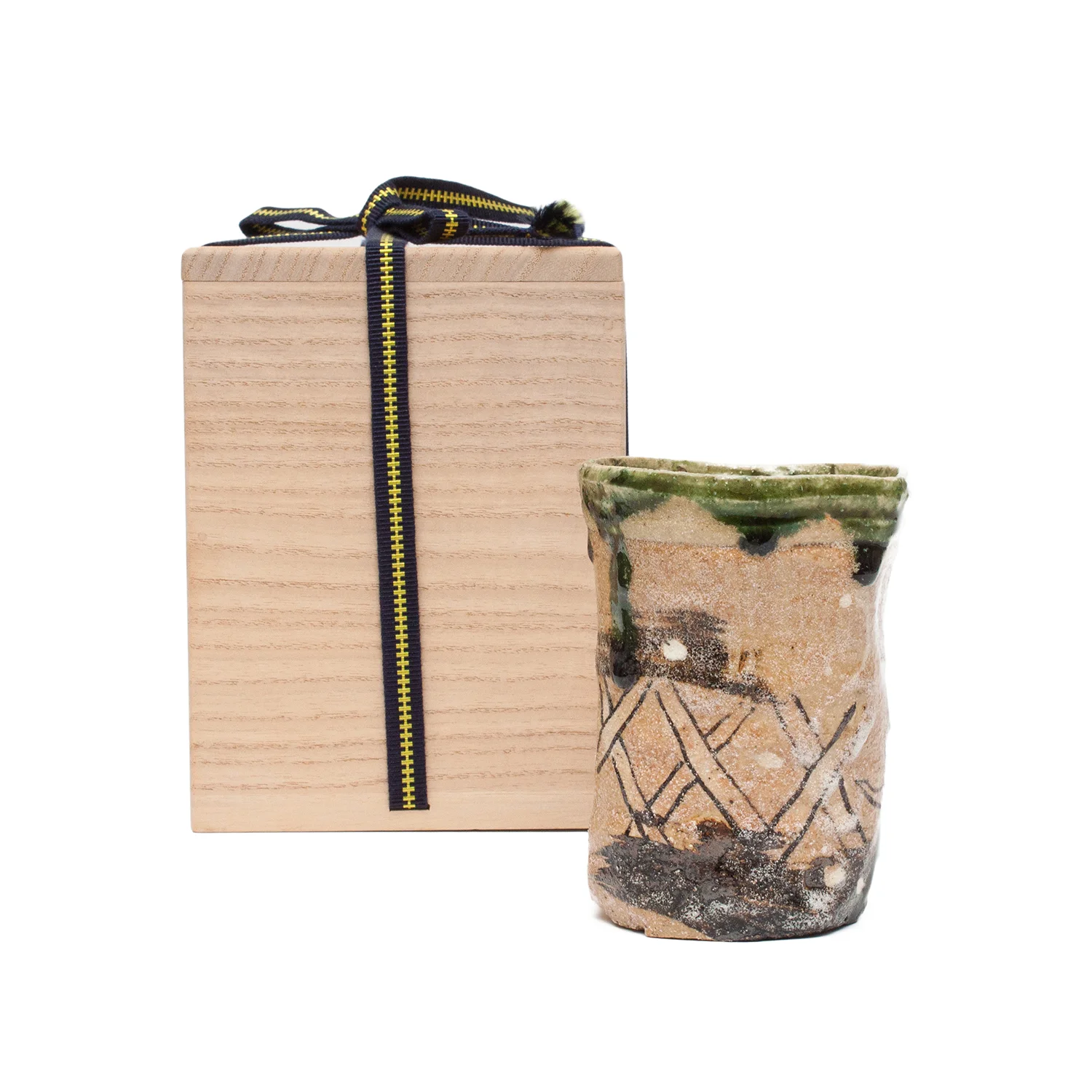 Oribe Yunomi with Drawings #1