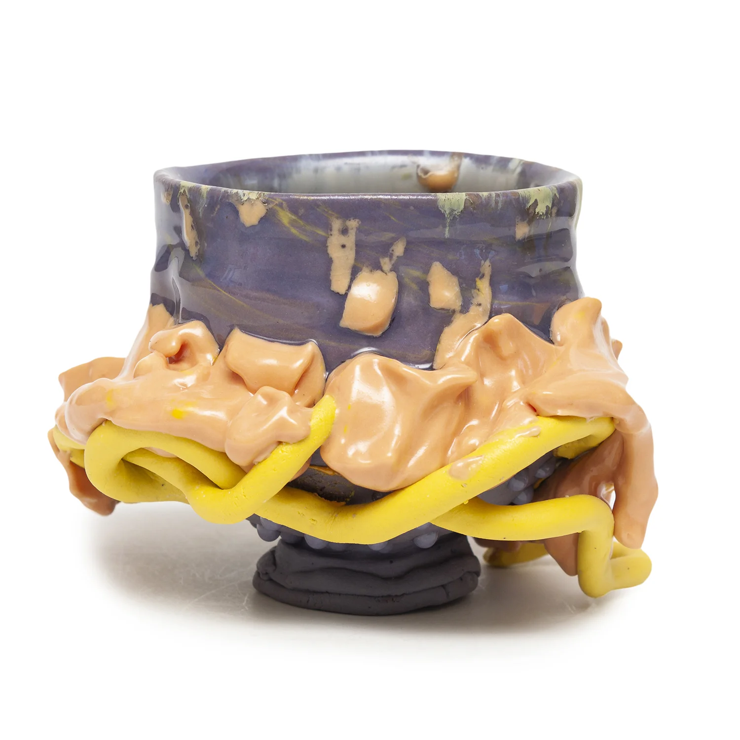   Windir   Sold Out  colored porcelain and glazes, cone 11 oxidation 4 x 6 x 6" 2018 