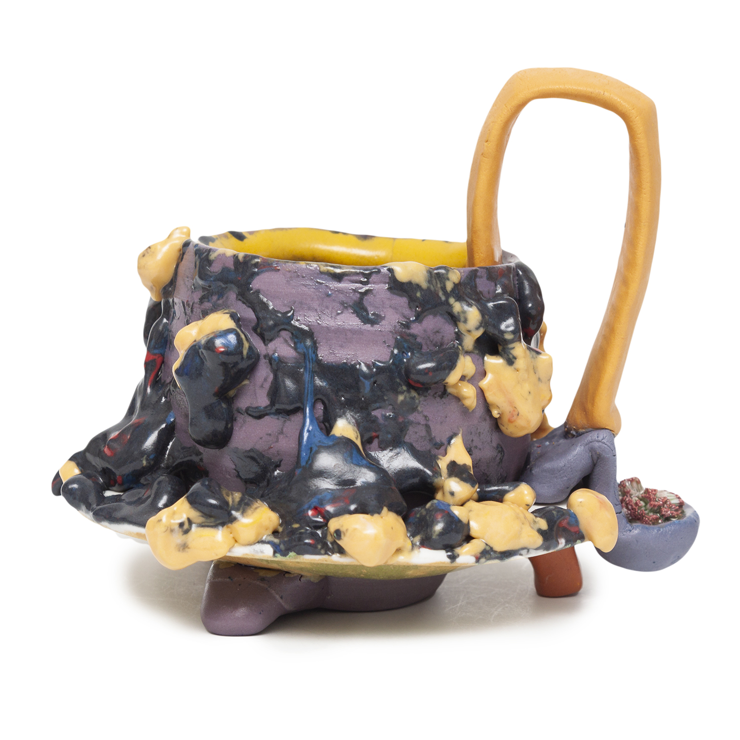   Collector   Sold Out  colored porcelain and glazes, cone 11 oxidation 5 x 5 x 6" 2018 