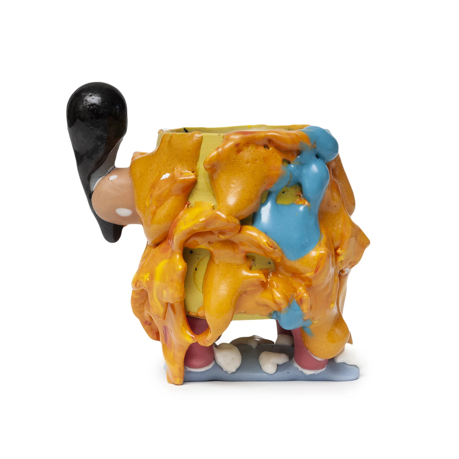   Dream Buffet   Sold Out  colored porcelain and glazes, cone 11 oxidation 3 x 4 x 4.5" 2018 