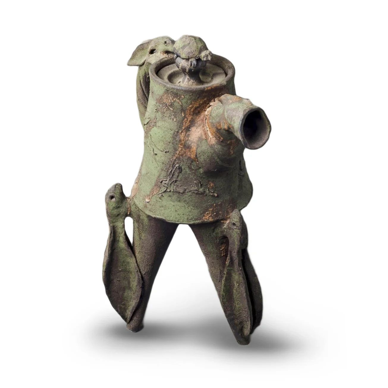"Hare and Turtle Teapot"