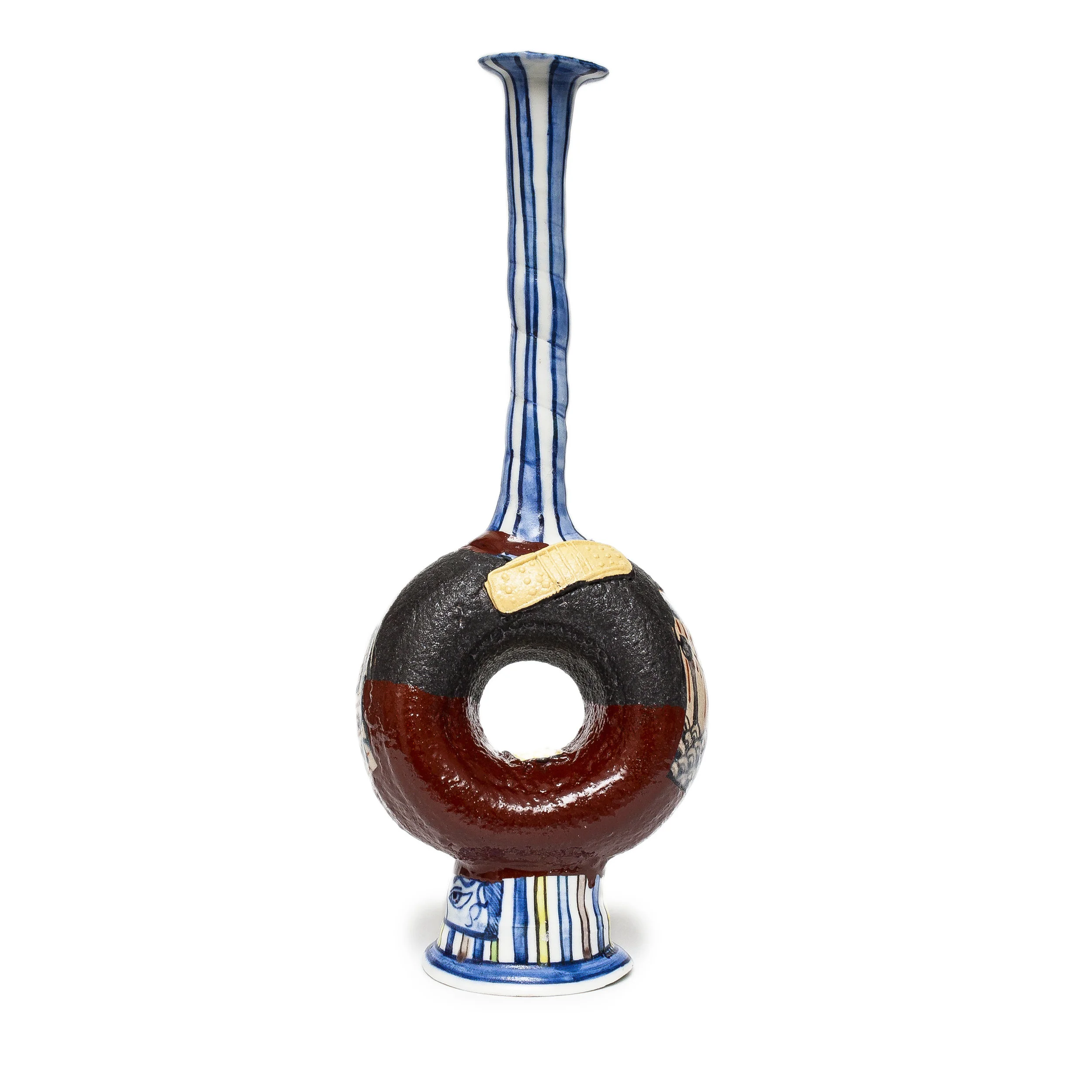 Yobitsugi Style Flower Vase (INV# NP2345)