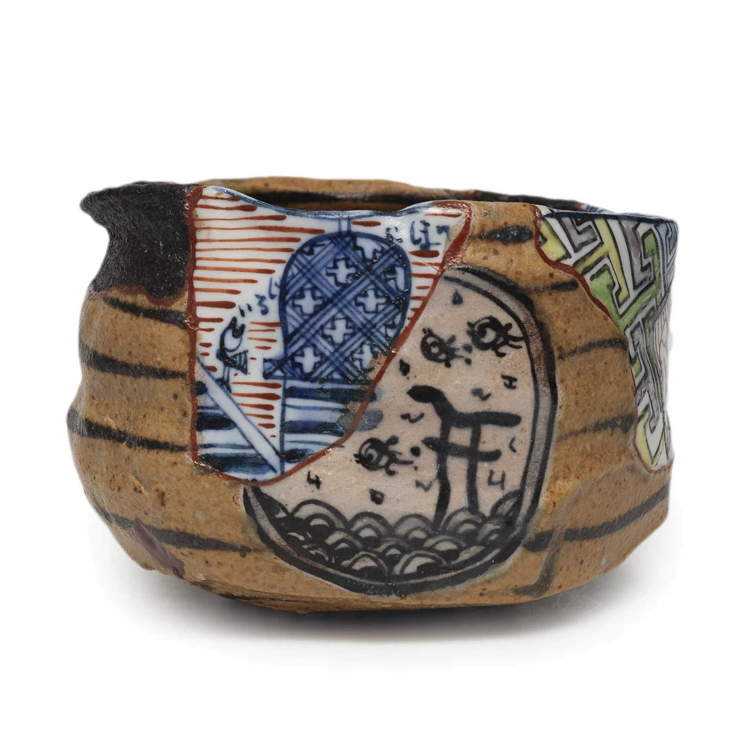 Yobitsugi Winter Teabowl (INV# NP2381)