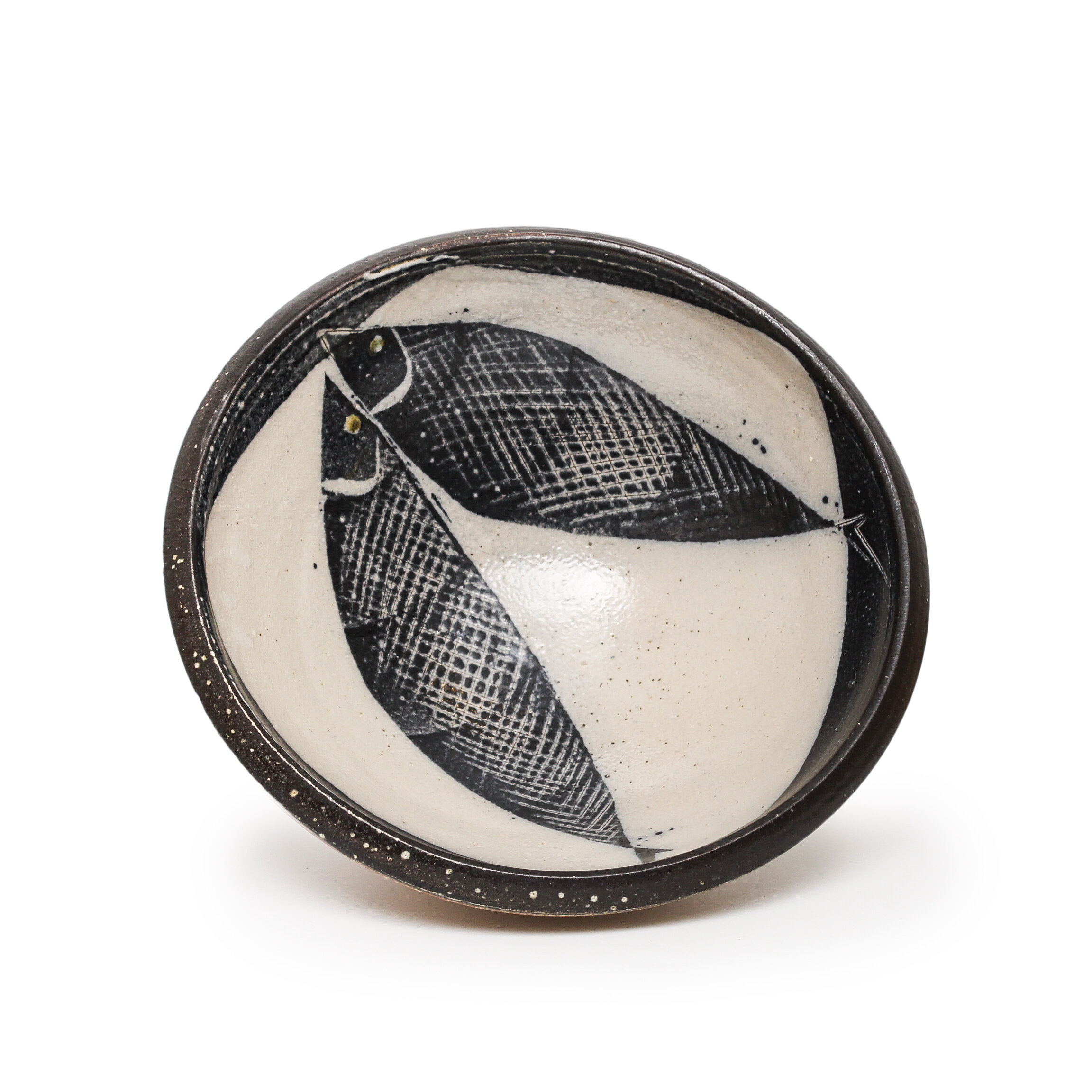 Michael Simon - Bowl with Fish Motif (INV# NP2736)