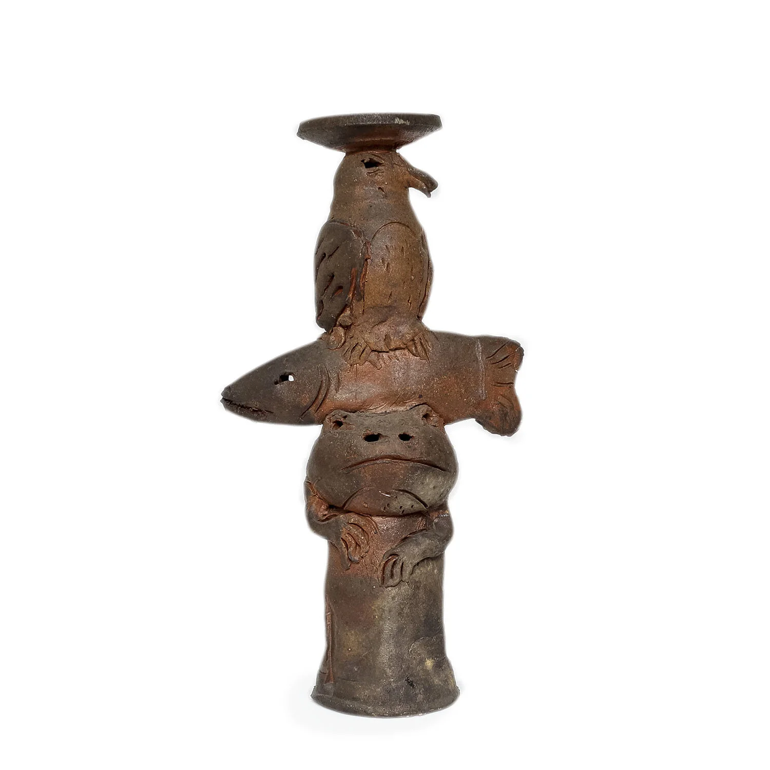 Bird, Fish, Frog Candelabra (INV# NP2900)