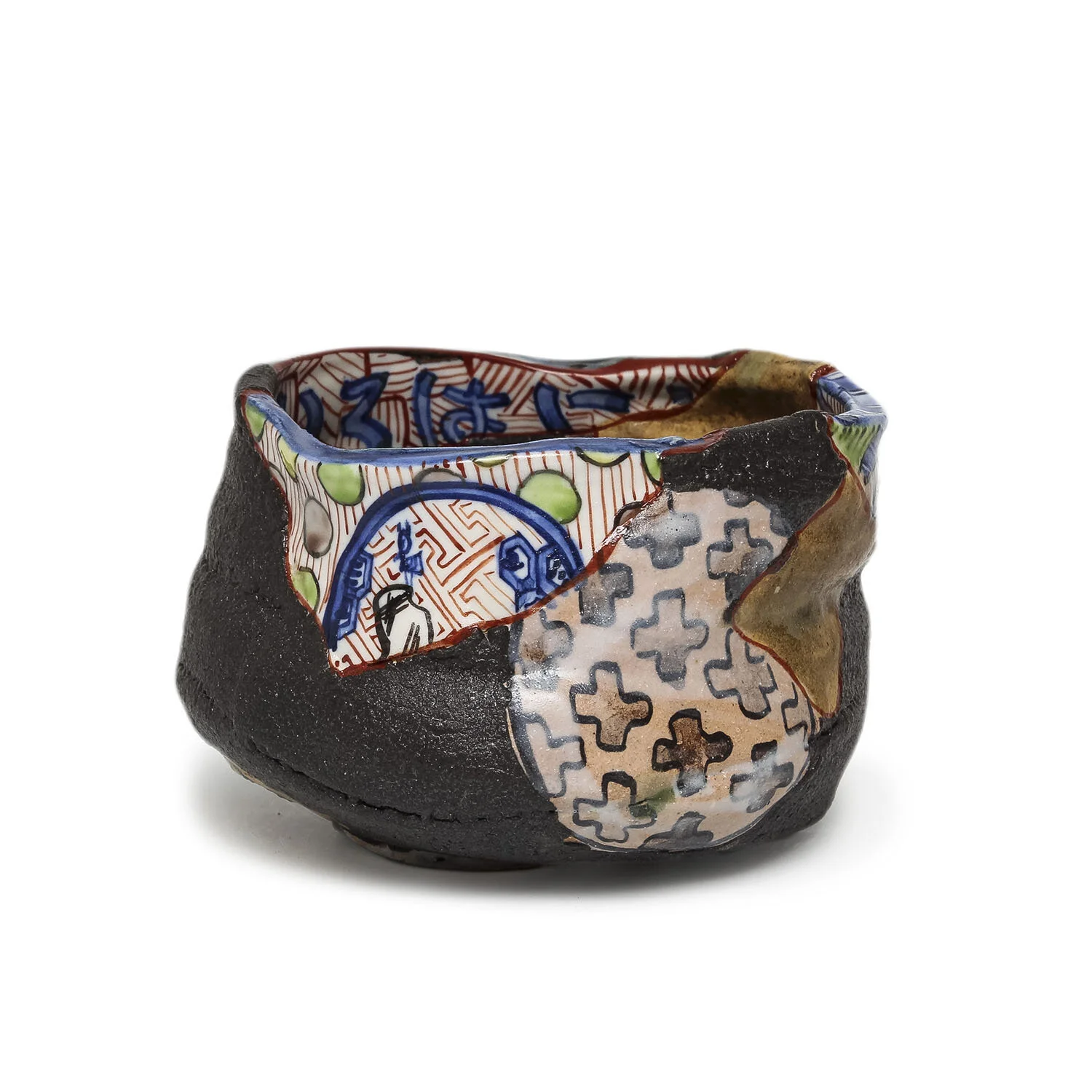 Yobitsugi Style Winter Teabowl 1 (INV# NP2848)