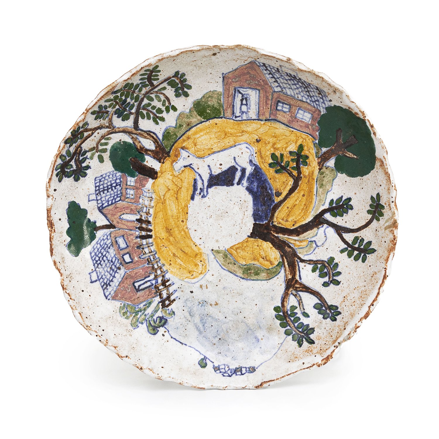 Country Scene Plate (INV# NP3433)