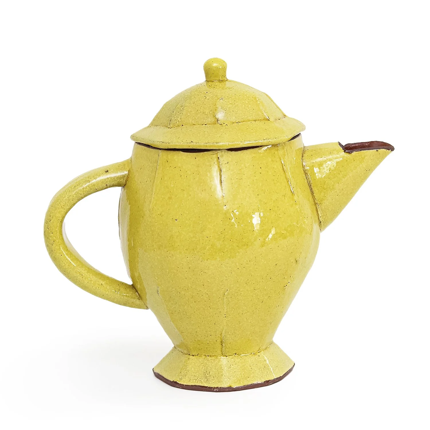 Mark Pharis - Tall Yellow Teapot (INV#NP3437)