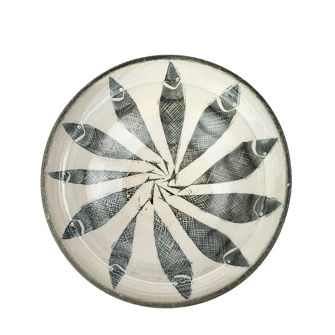 Large Fish Motif Bowl (INV#