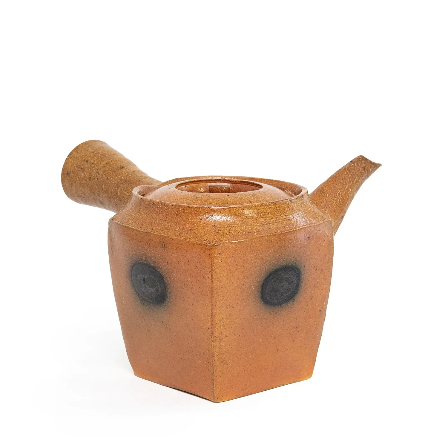 Side Handle Teapot with Black Dots (INV# NP3640)