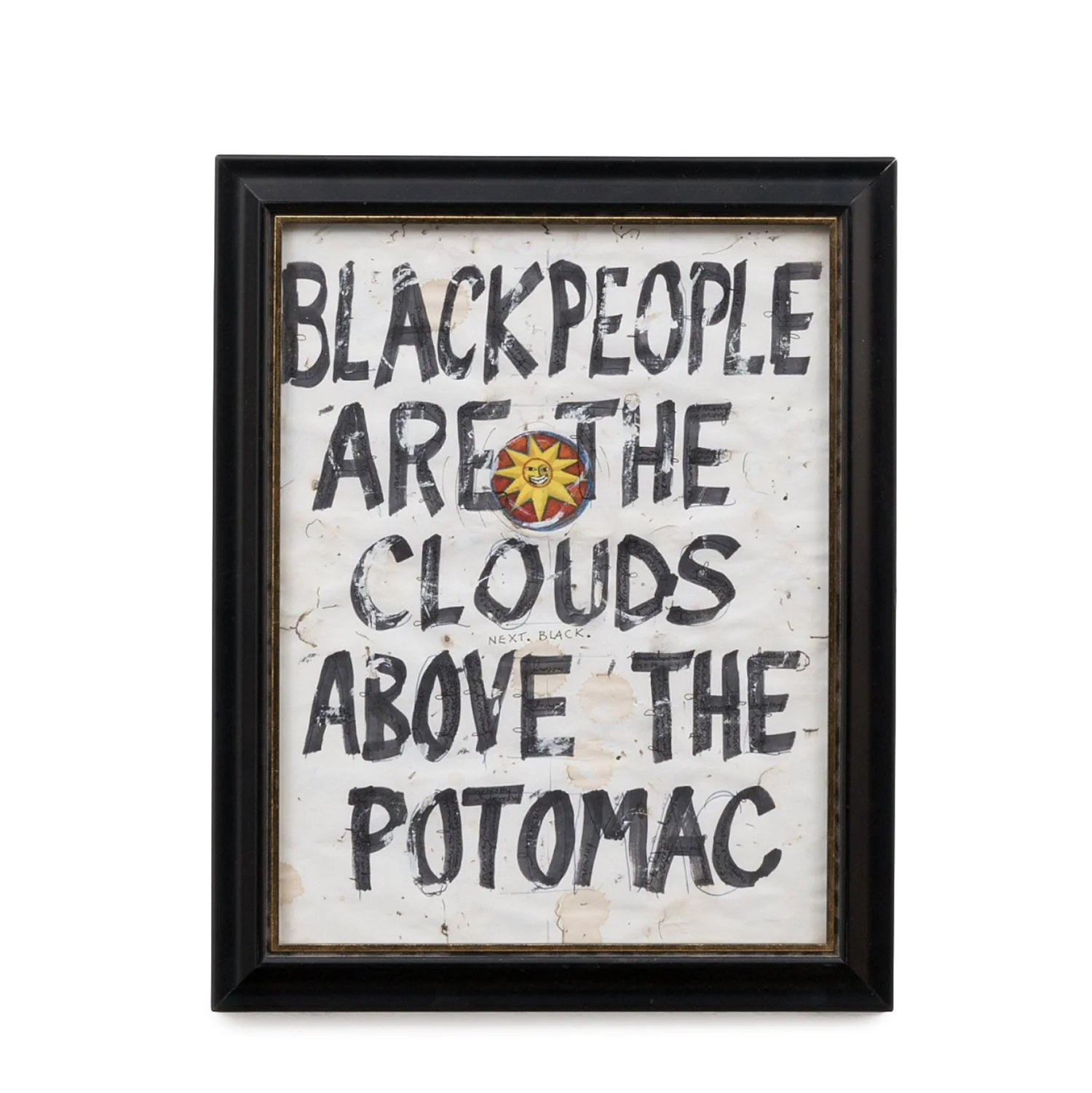 Black People are the Clouds Above the Potomac (INV# NP3709)