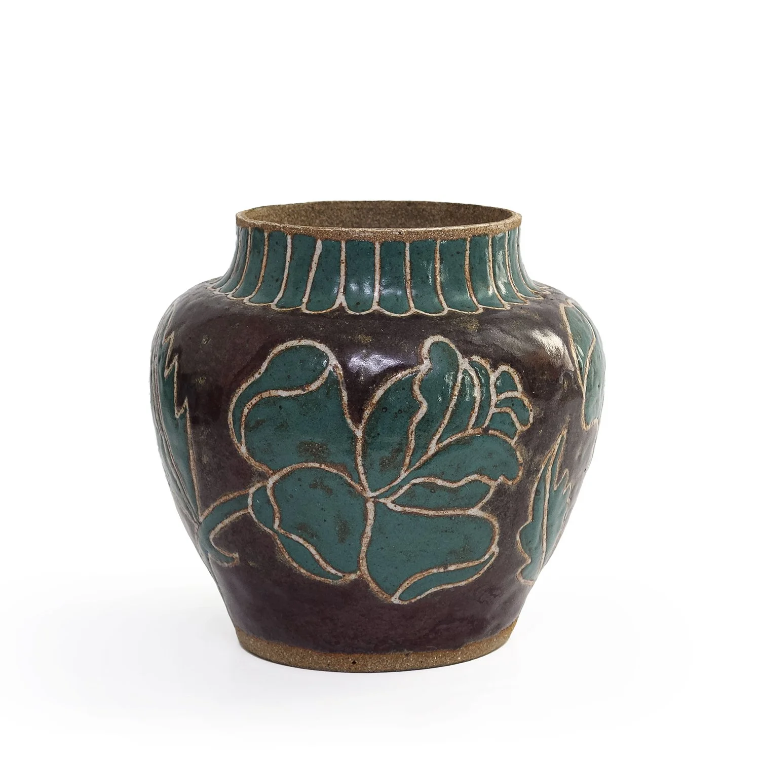 Purple Vase with Flowers (INV# NP3722)