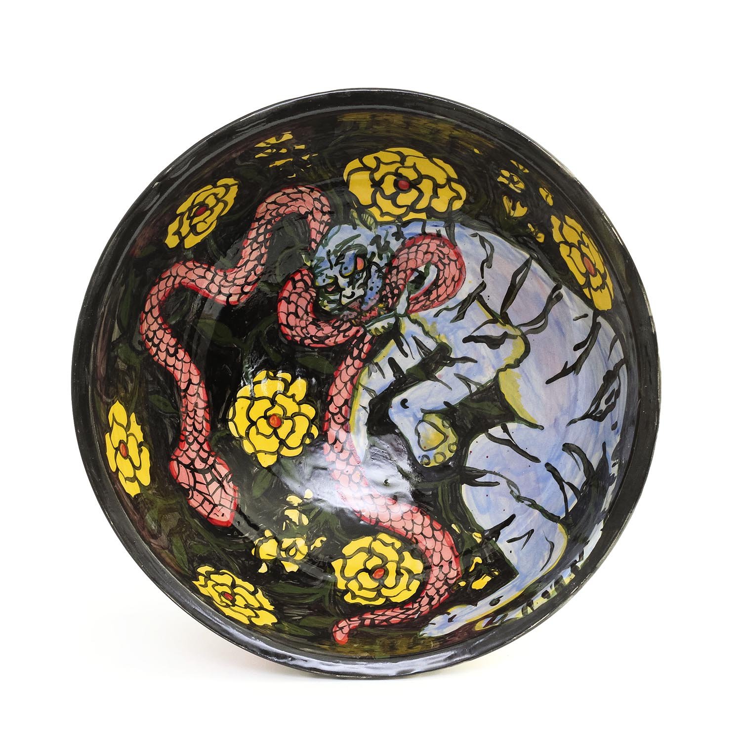 Snake and Tiger Bowl (INV# NP3774)