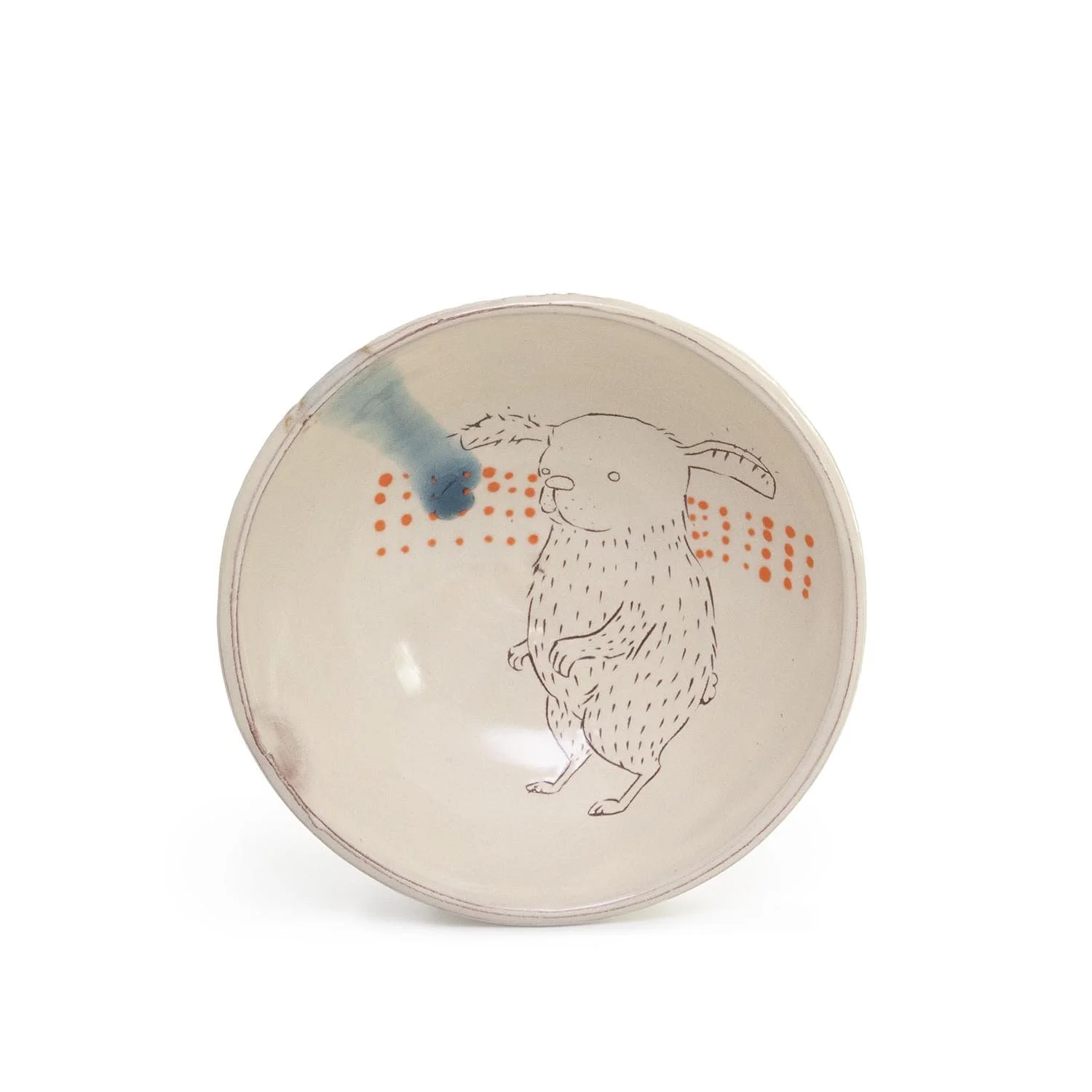 Small Rabbit Bowl (INV# NP3879)
