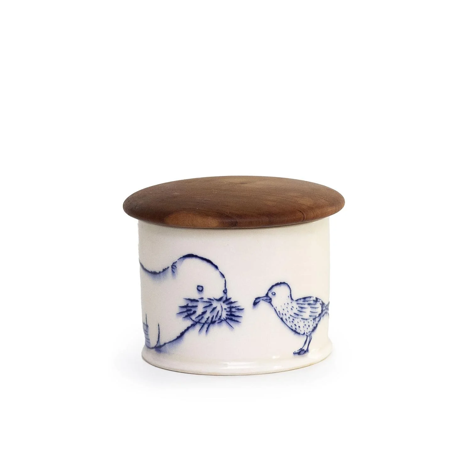 Seal and Bird Cellar with Wooden Lid (INV# NP3916)