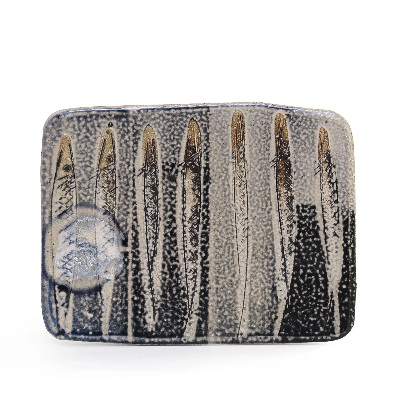 Rectangular Fish Motif Plate (INV# NP3941)