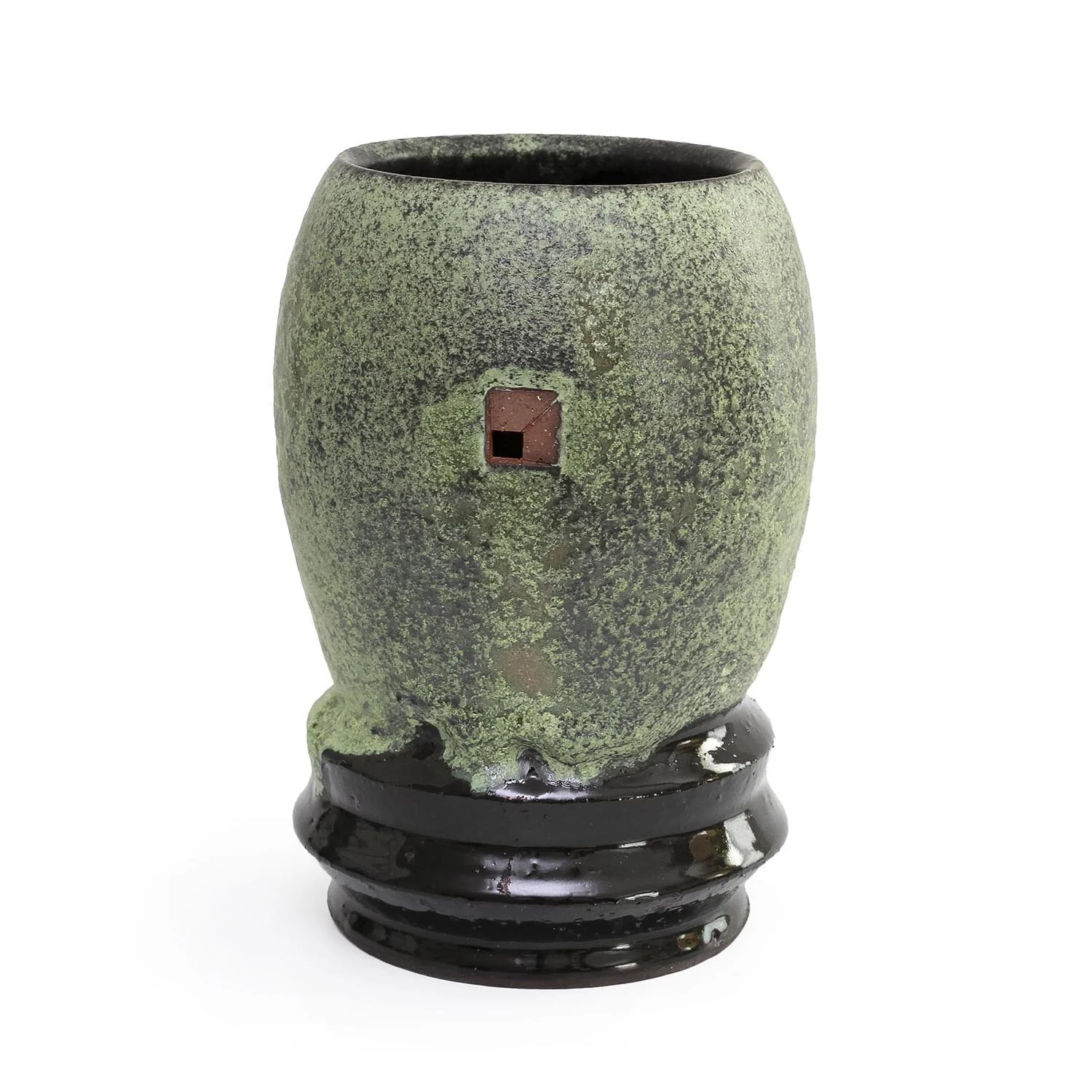 Untitled - Green and Black Large Cup (INV# NP3999)