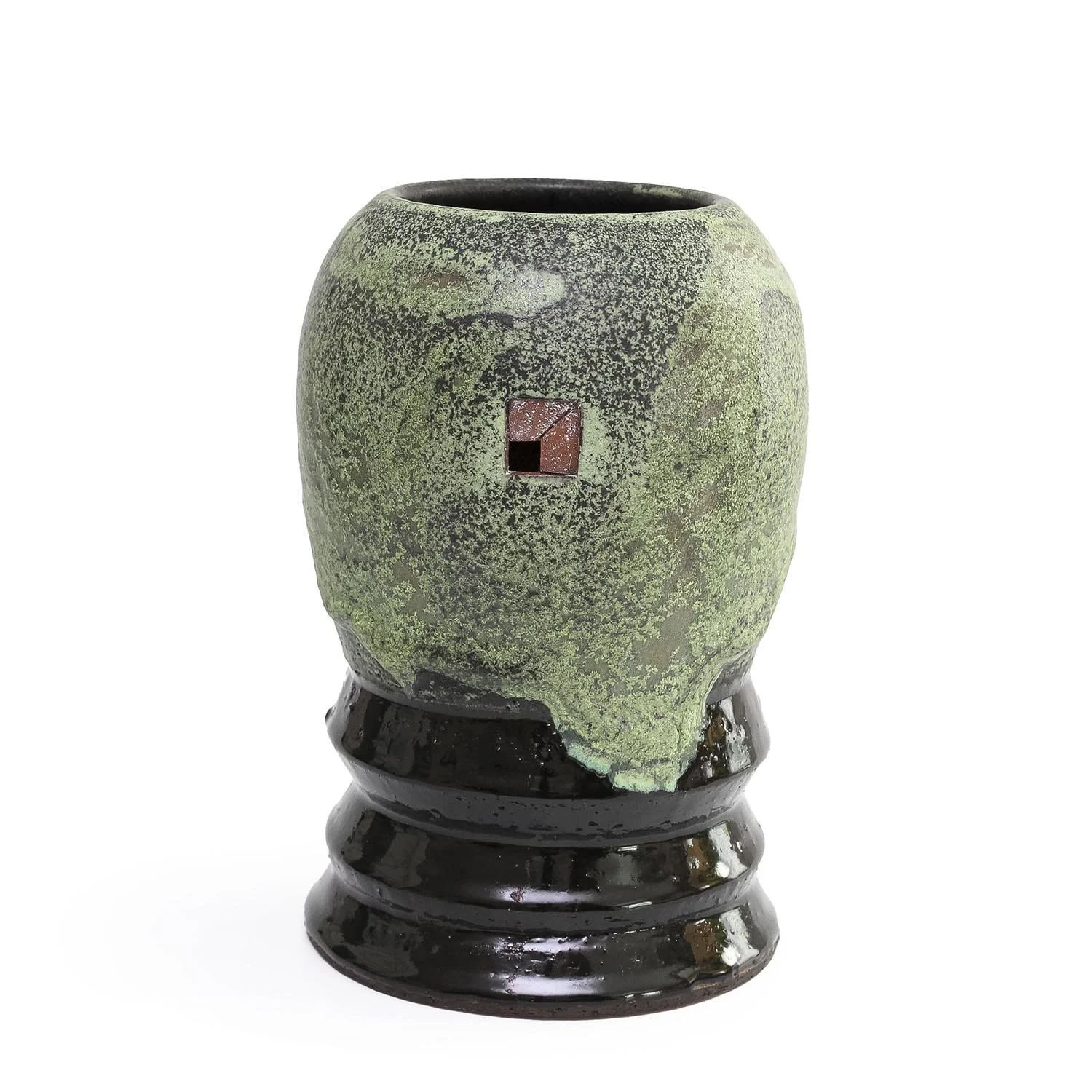 Untitled Green and Black Large Cup (INV# NP4000)