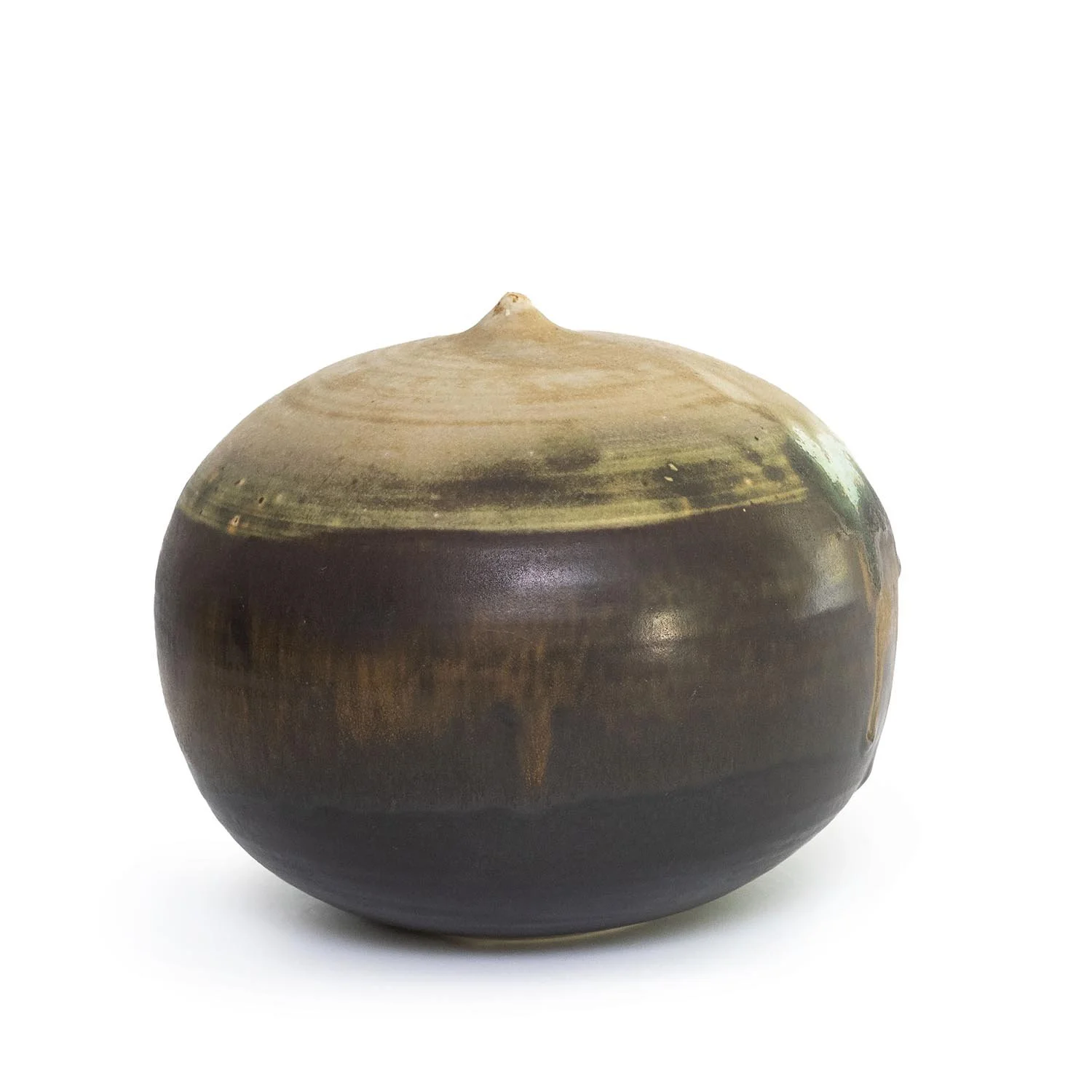 NP3926_Takaezu_Brown Yellow and Aqua Closed Form_JL_Nevica_04_web.jpg