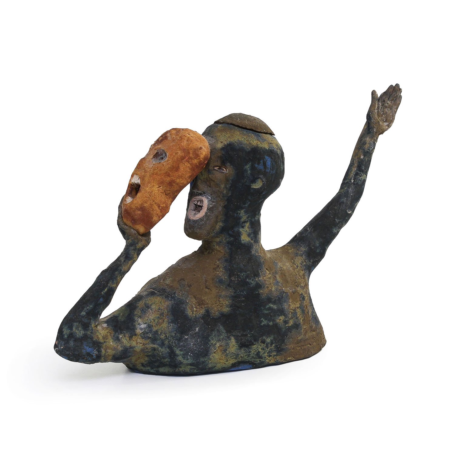 "Masked Man" Teapot (INV# NP5681)