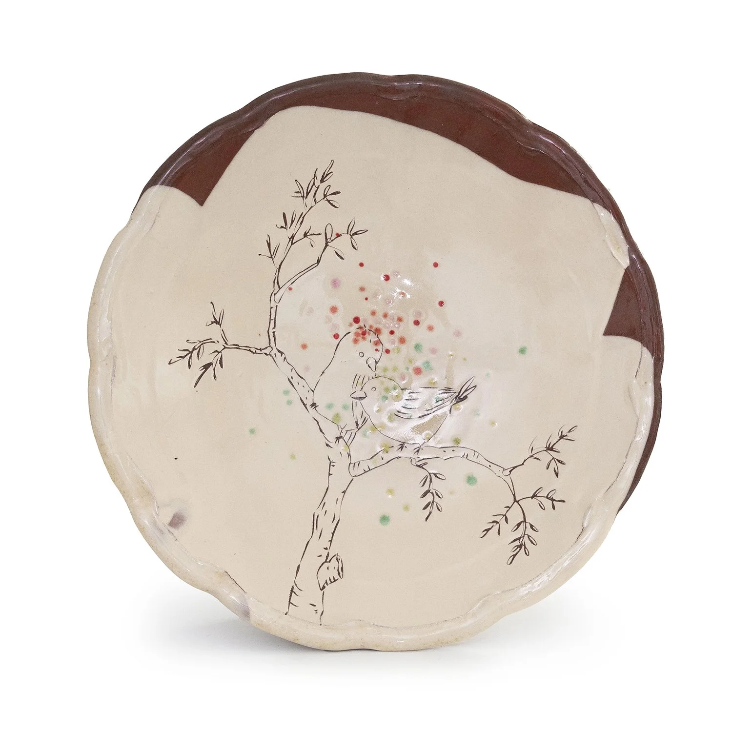 Large Love Birds Plate II (INV# NP5182)